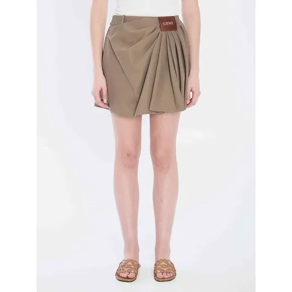ミニスカート LOEWE Women Mini Skirts S540Y29L16 POWDERBLUE Loewe | Skirts | Loewe Women Draped Mini Skirt | Poshmark